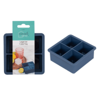 Coco & Gray Ice Cube Tray Silicone - 4 Large Square Cubes