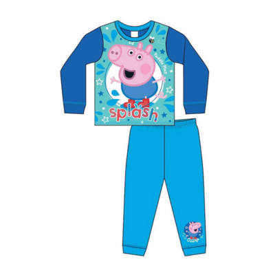 Official Younger Boys Peppa Pig 'Splash' Pyjamas