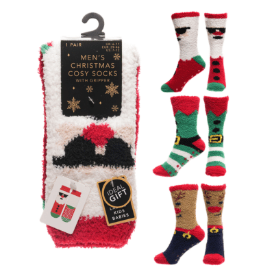 Mens Christmas Cosy Design Socks