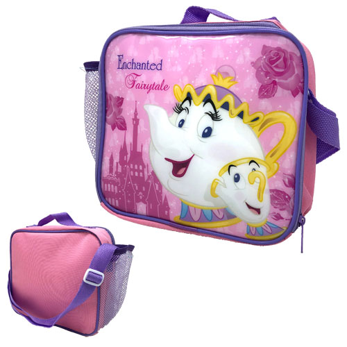 Official Fairytale Mrs Potts Lunchbag With Shoulder Strap