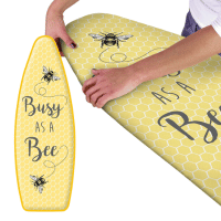 Multi - Fit Elasticated Ironing Board Covers - Busy Bee Design