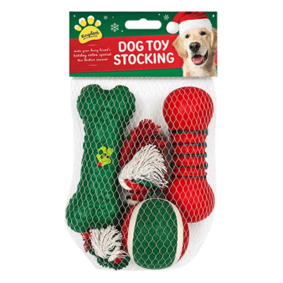 Christmas Dog Toy Stocking