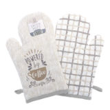 Powered By Coffee Design Oven Mitt