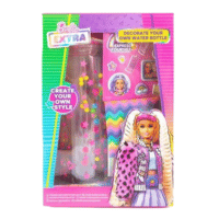 Official Barbie Extra Decorate Your Own Water Bottle