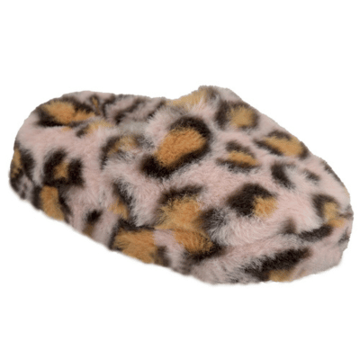 Kids Plush Leopard Print Slipper