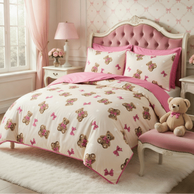 Fun Design Duvet Set Teddy Bears & Bows