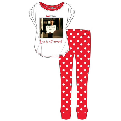 Ladies Official Love Actually Picture Pyjamas