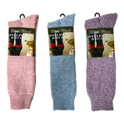 Ladies Wool Blend Wellington Boot Socks Plain