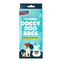 Tie Handle Doggy Poop Bags 100 Pack