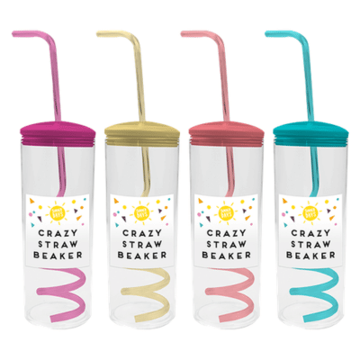 Crazy Straw Beakers