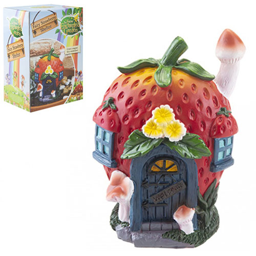 Secret Fairy Garden Strawberry Shelter