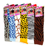 Ladies Super Soft Welly Socks Animal Print