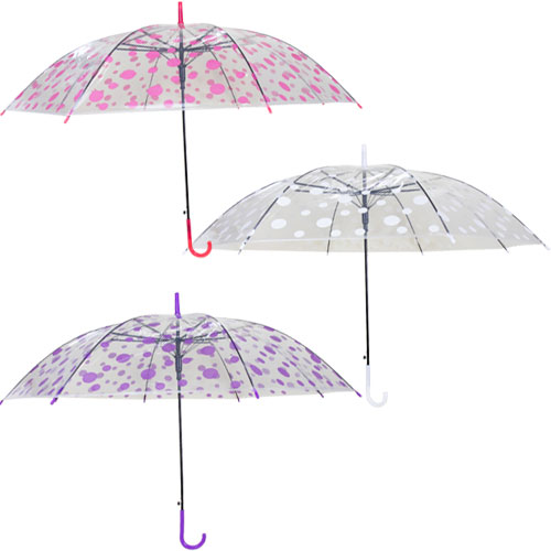 Spot Print Clear Umbrella