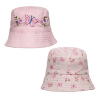 Baby Girls Embroidered Bucket Hat