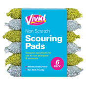 Non Scratching Scouring Pads 6 Pack