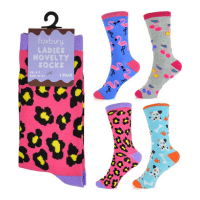 Ladies Novelty Design Socks