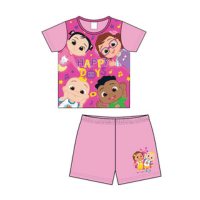 Girls Toddler Official Cocomelon "Happy Days" Short Pyjamas