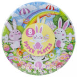 Easter Paper Plates 7 Inch Pack Of 8