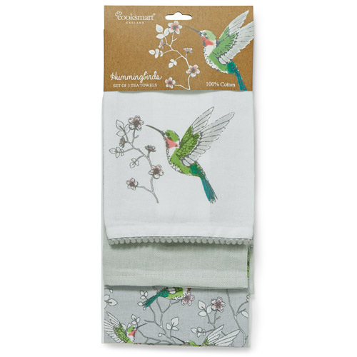 Hummingbirds 3 Pack Tea Towels