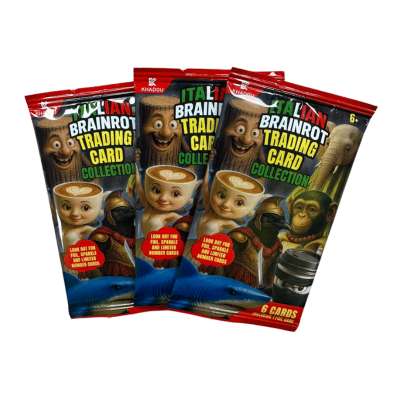 Italian Brainrot Trading Cards 6 Pack - At Random