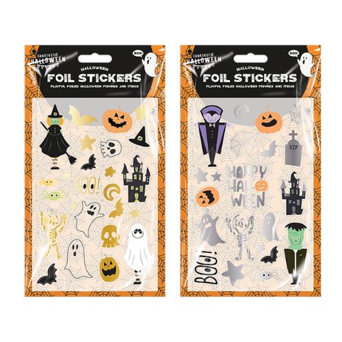 Halloween Foil Finish Stickers