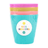 Kids Plastic Beakers 4 Pack
