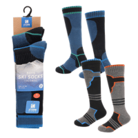 Boys 2 Pack Thermal Ski Socks