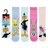 Ladies Official Looney Tunes 1 Pack Socks