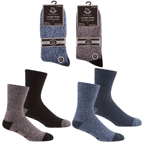 Mens Cosy Socks with Grippers