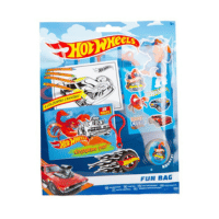 Official Hot Wheels 27 Piece Fun Activity Bag