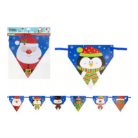 Christmas Paper Bunting 6ft