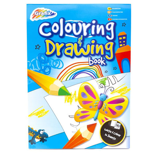 A4 60 Sheet Colouring And Drawing Book