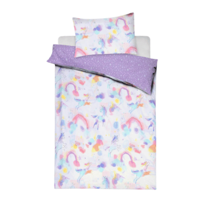 Kids Rainbow Mist Unicorns Duvet Set