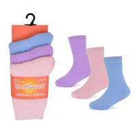 Girls Thermal Socks Pastel