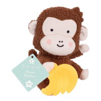 Hugs & Kisses Plush Monkey With Banana Shape Teether